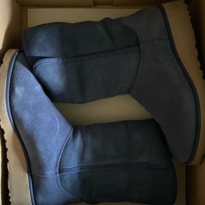 NAVY UGG WEDGE BOOTS